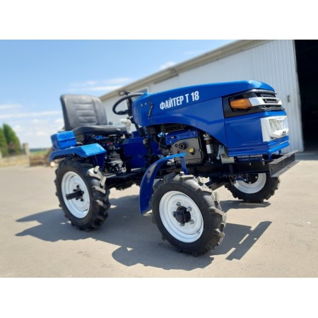 Вживаний мінітрактор мототрактор Файтер Т18 із плугом та фрезою, безкоштовна доставка