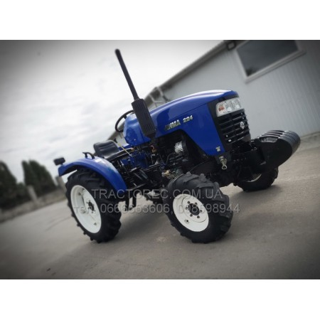 Вживаний Міні-трактор Джинма 224 у ідеальному стані та топовій комплектації