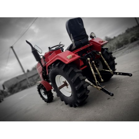 Вживаний мінітрактор БУЛАТ Т-25 на СУПЕРШИНАХ із ТРИТОЧКОЮ, фреза та 2х плуг. доставка