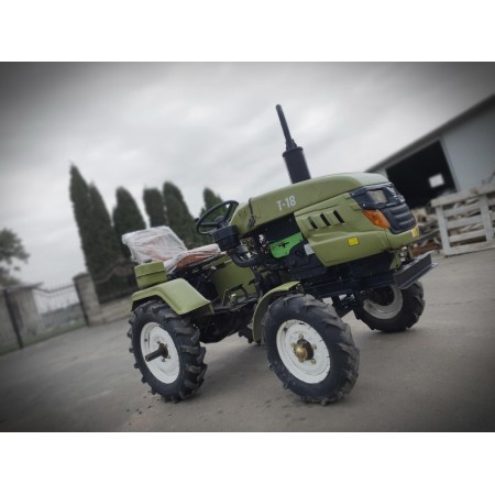 Вживаний трактор з пробігом ЗУБР Т-18 із фрезою, триточкою та безкошштовною доставкою.