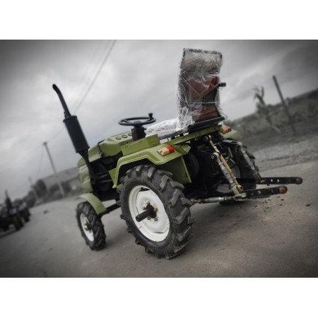 Вживаний трактор з пробігом ЗУБР Т-18 із фрезою, триточкою та безкошштовною доставкою.