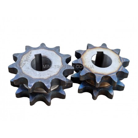 Зірки дворядні приводу грунтофрези для мототрактора Булат Т-25, Зубр 250, ДМТЗ 180 Мастер, Форет 201