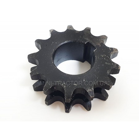 Зірка двохрядна приводу грунтофрези 13 зубів, посадка 26мм, до мототракторів, тракторів із мотоблоків