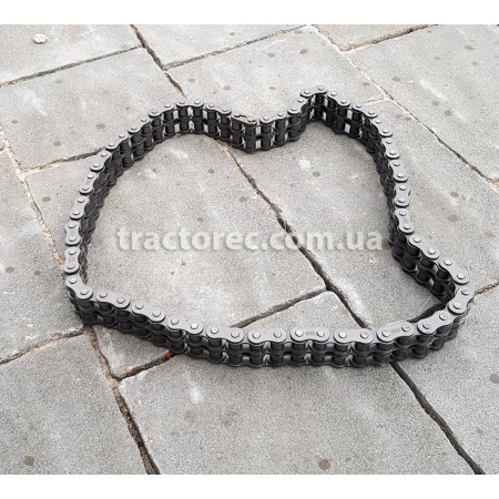Ланцюг (цеп) дворядний на 68 ланок, крок 12.7мм для мототракторів Форте, Булат, Файтер, Бізон, ТТ