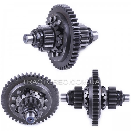 Диференціал в зборі Z-43, бокова шестерня 15/16, для моторактора Булат, Зубр, Форте