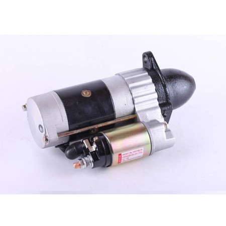 Стартер двигуна KM385B DongFeng, Xingtai, Jinma, DW, Kentavr, посадка 75мм, 11 зубів, міжболтове L-112 мм Стартер двигуна KM385B DongFeng, Xingtai, Jinma, DW, Kentavr, посадка 75мм, 11 зубів, міжболтове L-112 мм