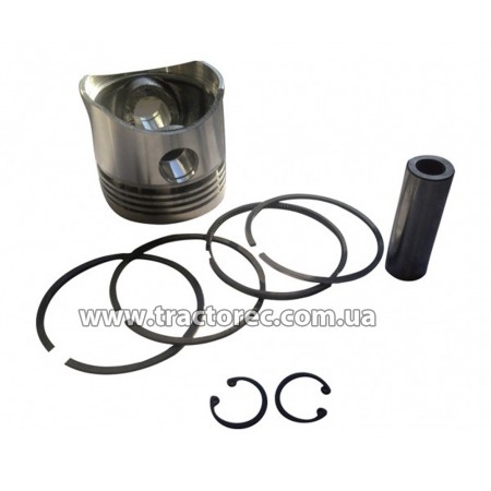 Поршневий комплект бензинового двигуна 168F (поршень, кільця, палець) Поршневий комплект бензинового двигуна 168F (поршень, кільця, палець)