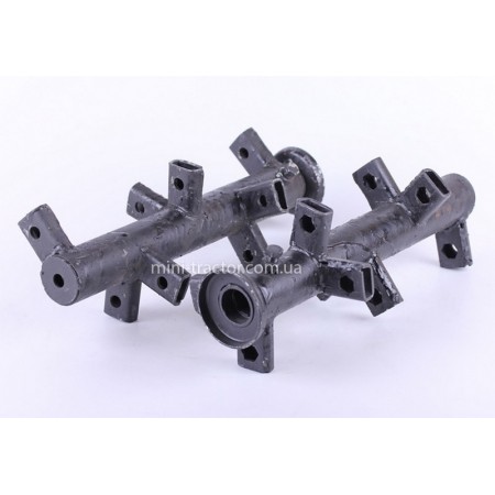 Труби із кріпленнями для ножів, комплект на 18 ножів для мотоблока, мототрактора на нову або стару КПП 3+1*2