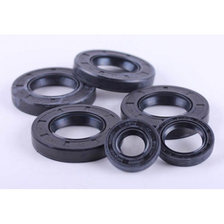 Повний комплект сальників на коробку передач мотоблока мототрактора