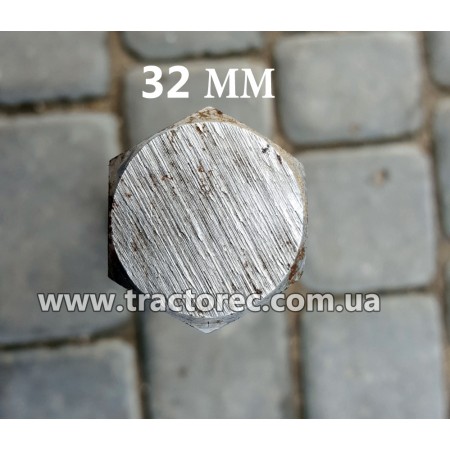Вал осі шестиграннний 32 мм (Ось колеса мотоблока шестигранна 105, 135, 2060, 2090)