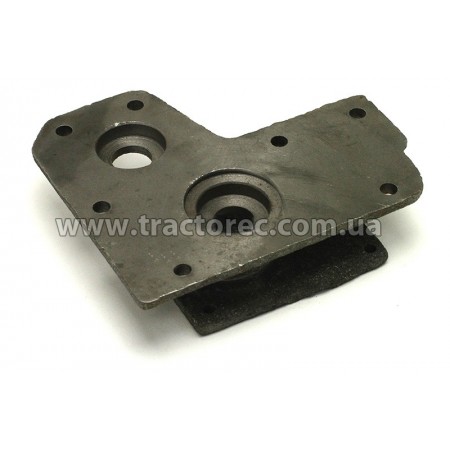 Кришка коробки передач права або перехідна плита гідронасоса мототракторів Булат, Forte, Добриня, Garden Scout, Файтер і інших аналогів.