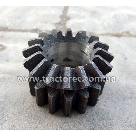 Шестерня дифференціалу мототрактора 15/16 зубів (двійна) Булат, Форте, Силач, Агротех Шестерня дифференціалу мототрактора 15/16 зубів (двійна) Булат, Форте, Силач, Агротех