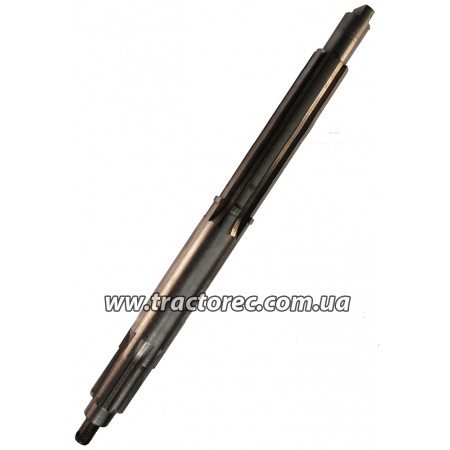 Вал головний (первинний, центральний, трансмісійний) мототрактора Булат, Forte, DW та інших. Довжина 367мм