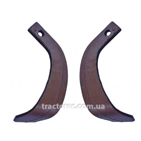 Ніж фрези лівий або правий мотоблока, мототрактора, трактора ІТ-185