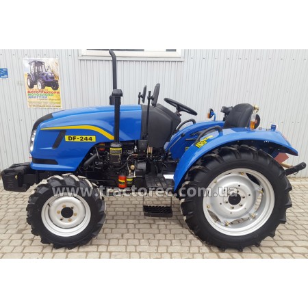 Трактор DongFeng DF-244E LUX, 3 цил, 24 к.с, НОВИЙ ДИЗАЙН, БЕЗКОШТОВНА ДОСТАВКА